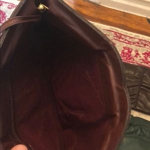 Burgundy Aigner clutch/ cross body